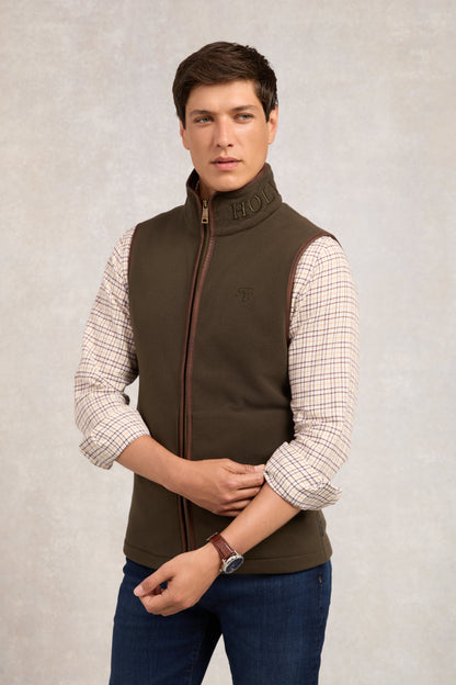 Country Fleece Gilet (Khaki)