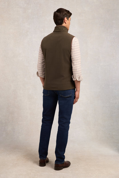 Country Fleece Gilet (Khaki)