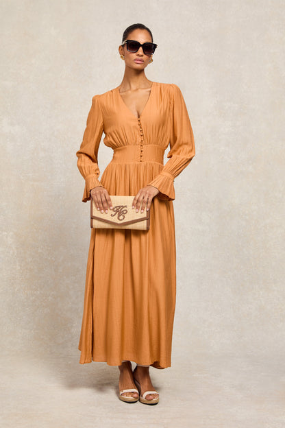 Amalfi Clutch Bag (Natural Tan)