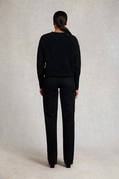 Tori Crew Neck Knit (Black)