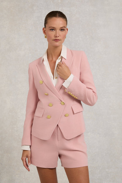 Knightsbridge Blazer (Pink Linen)