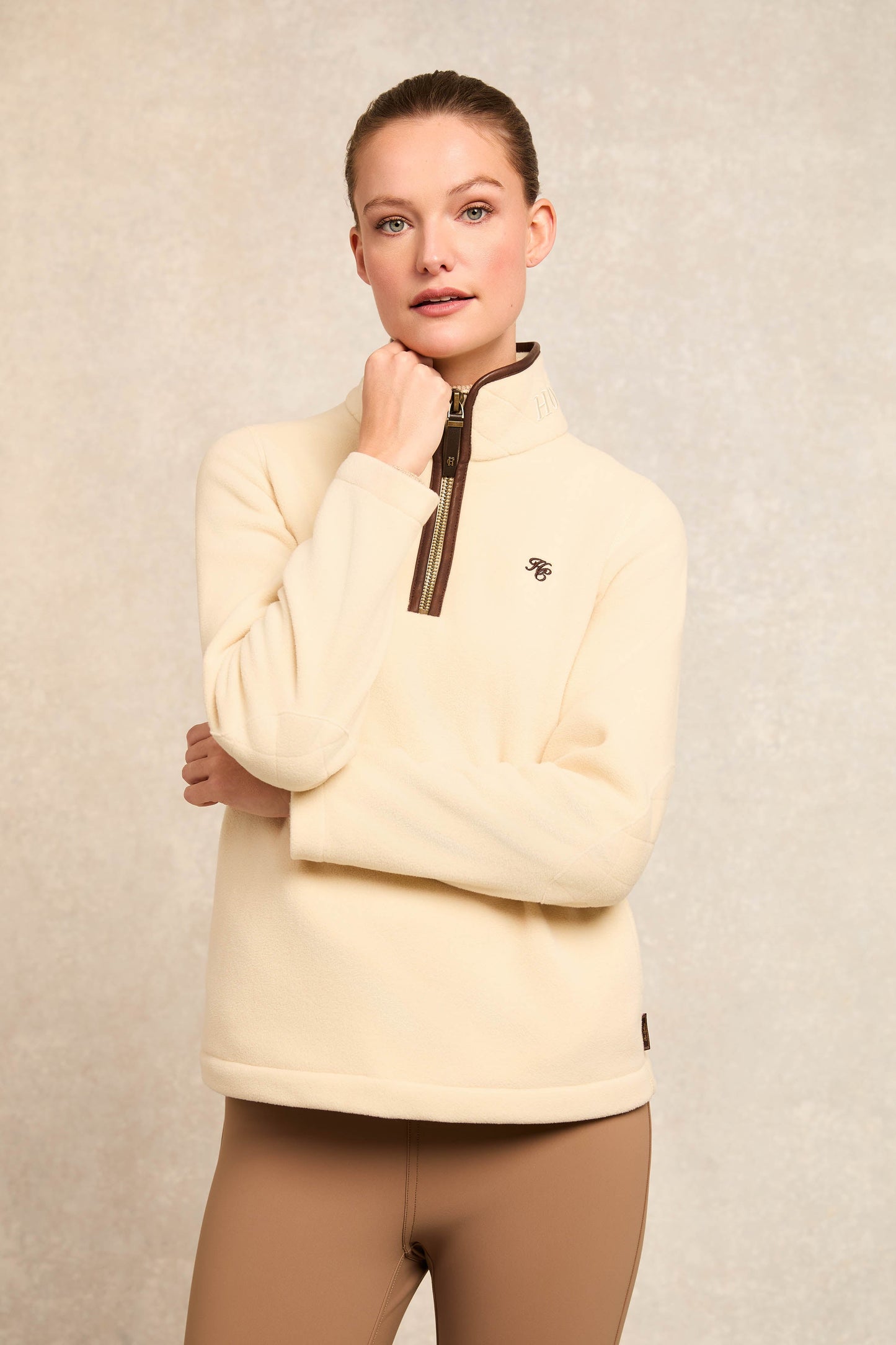 Country Fleece Quarter Zip (Cream)