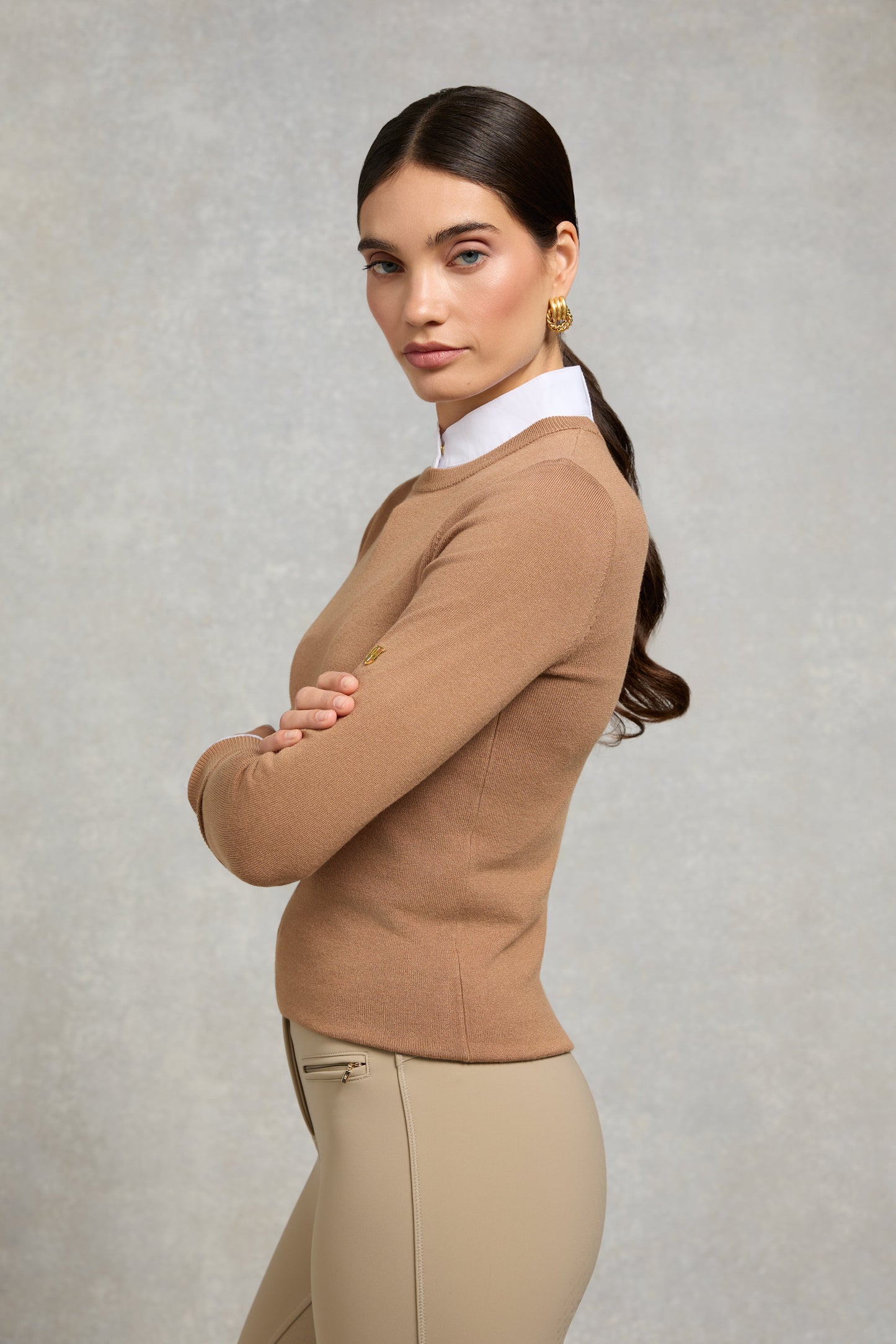 Chiltern Crew Neck Knit (Camel)