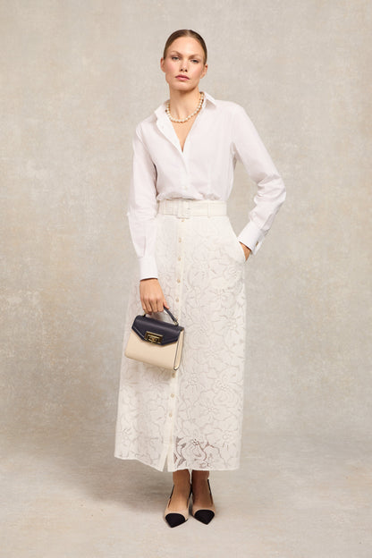 Annabel Lace Skirt (White)