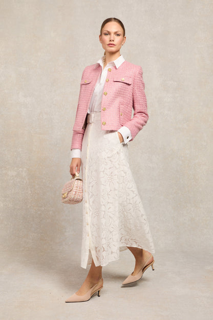 Annabel Lace Skirt (White)