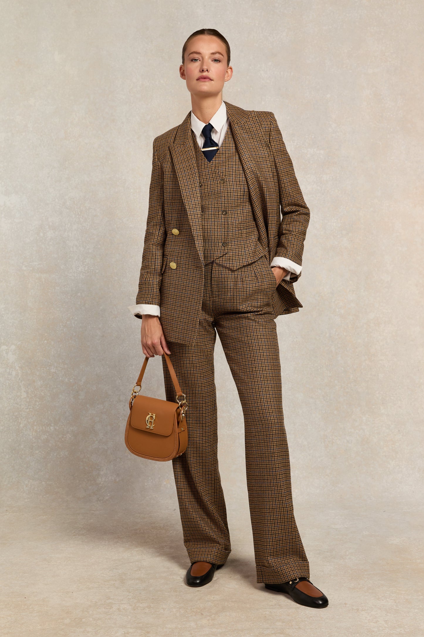Abbot Check Tweed Suit Set