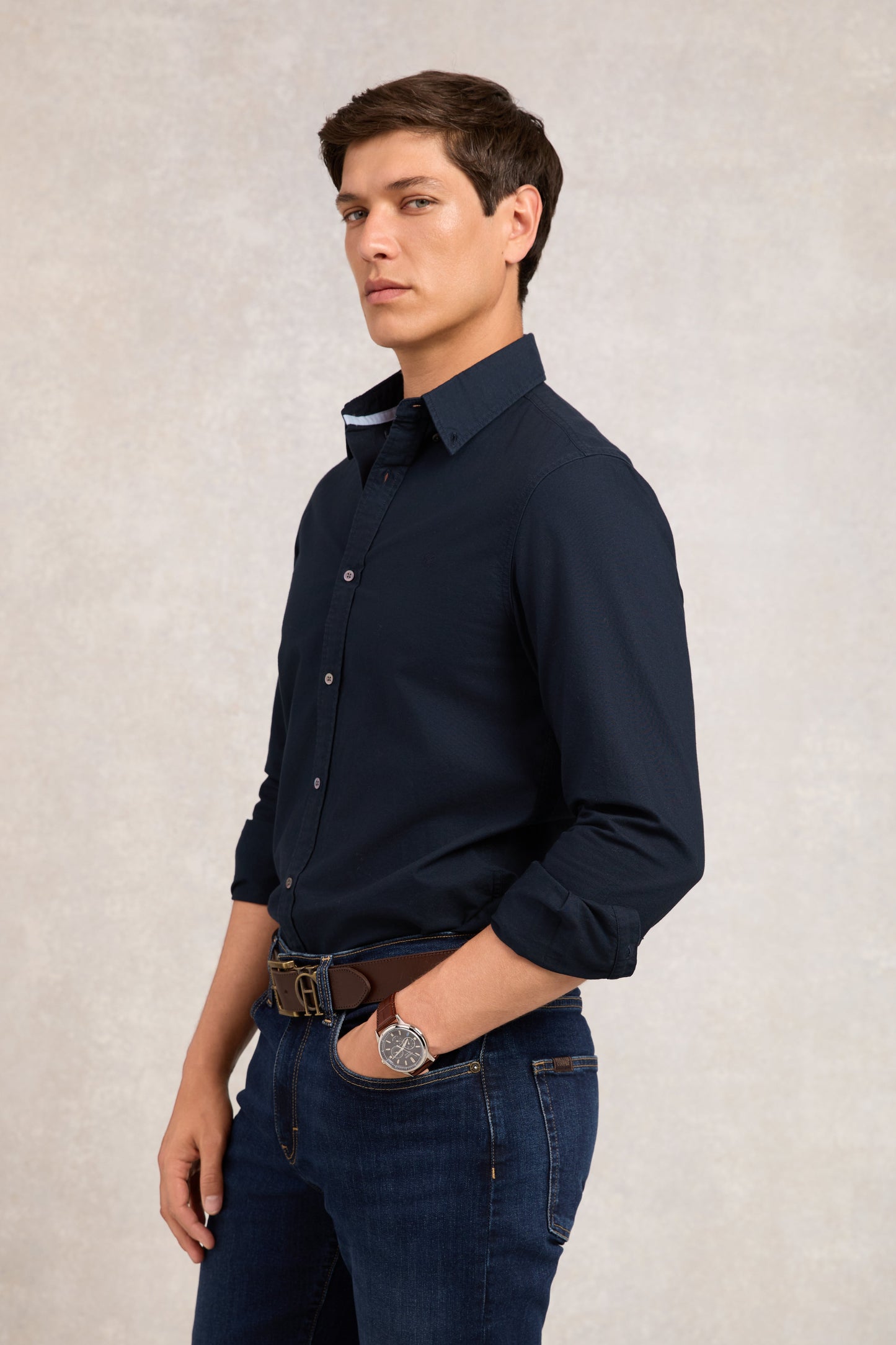 Men's Classic Oxford Shirt (Ink Navy)