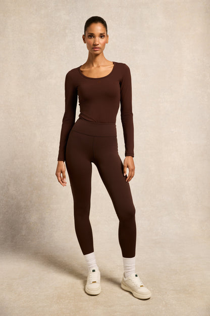 Supersoft Contour Legging (Walnut)