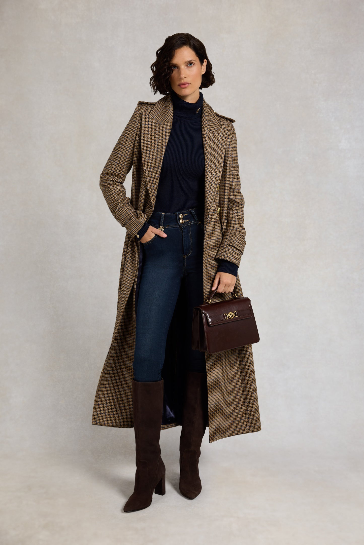 The Great Coat (Abbot Check Tweed)