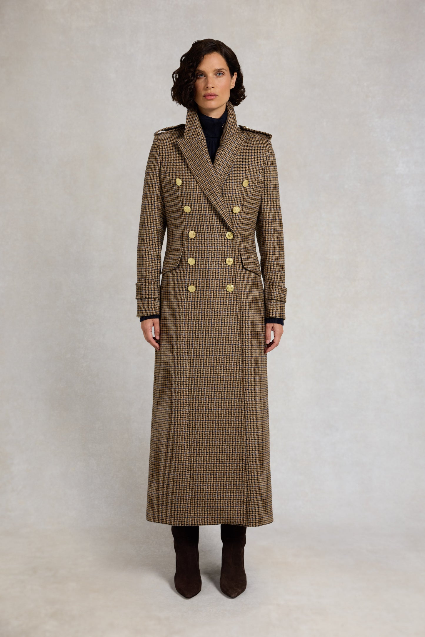 The Great Coat (Abbot Check Tweed)