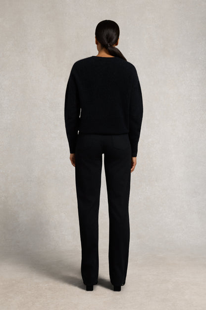 Jessica Straight Jean (Black)