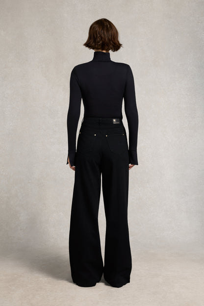 Lucy Essential Roll Neck (Black)