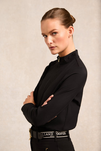 Crystal Long Sleeve Base Layer (Black)