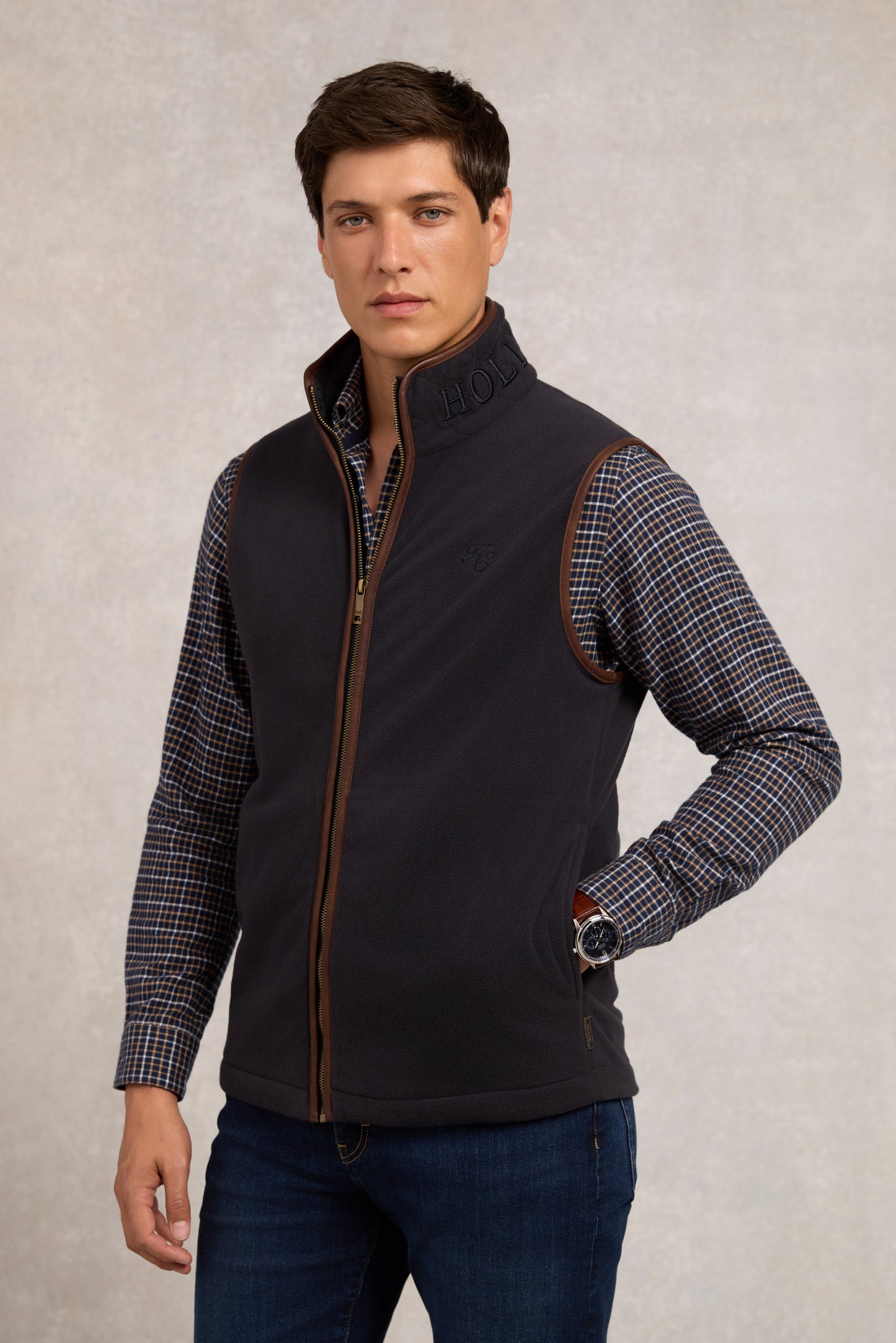 Country Fleece Gilet (Ink Navy)
