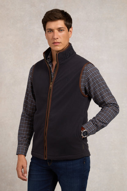 Country Fleece Gilet (Ink Navy)