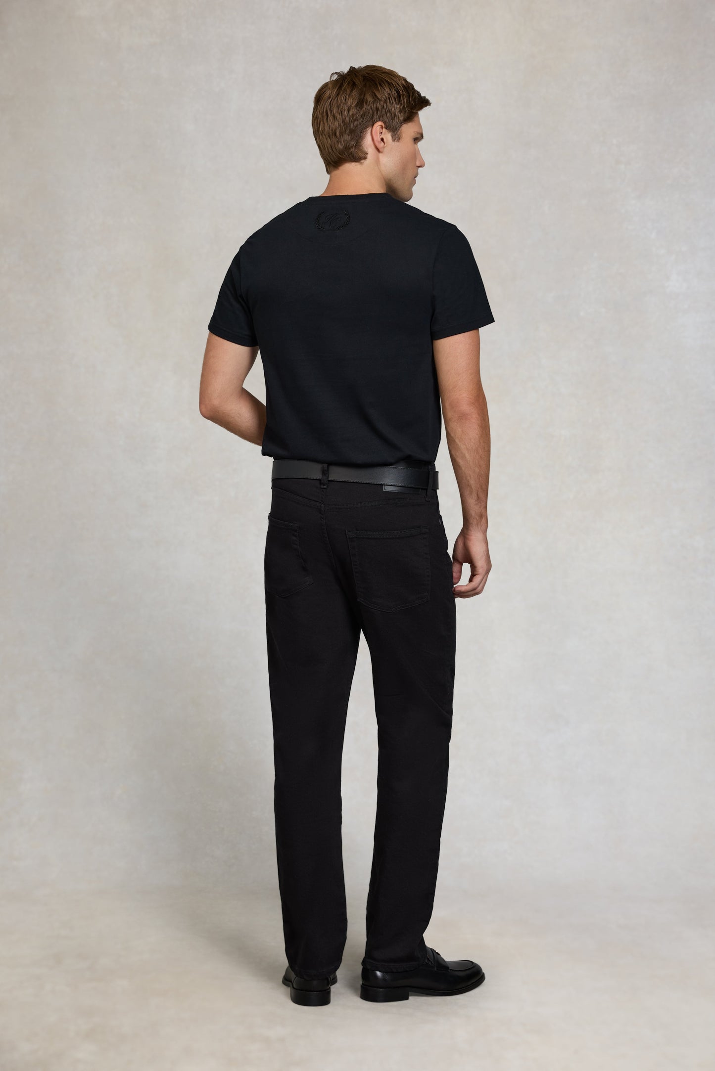 Men's Crew Neck T-Shirt (Black)