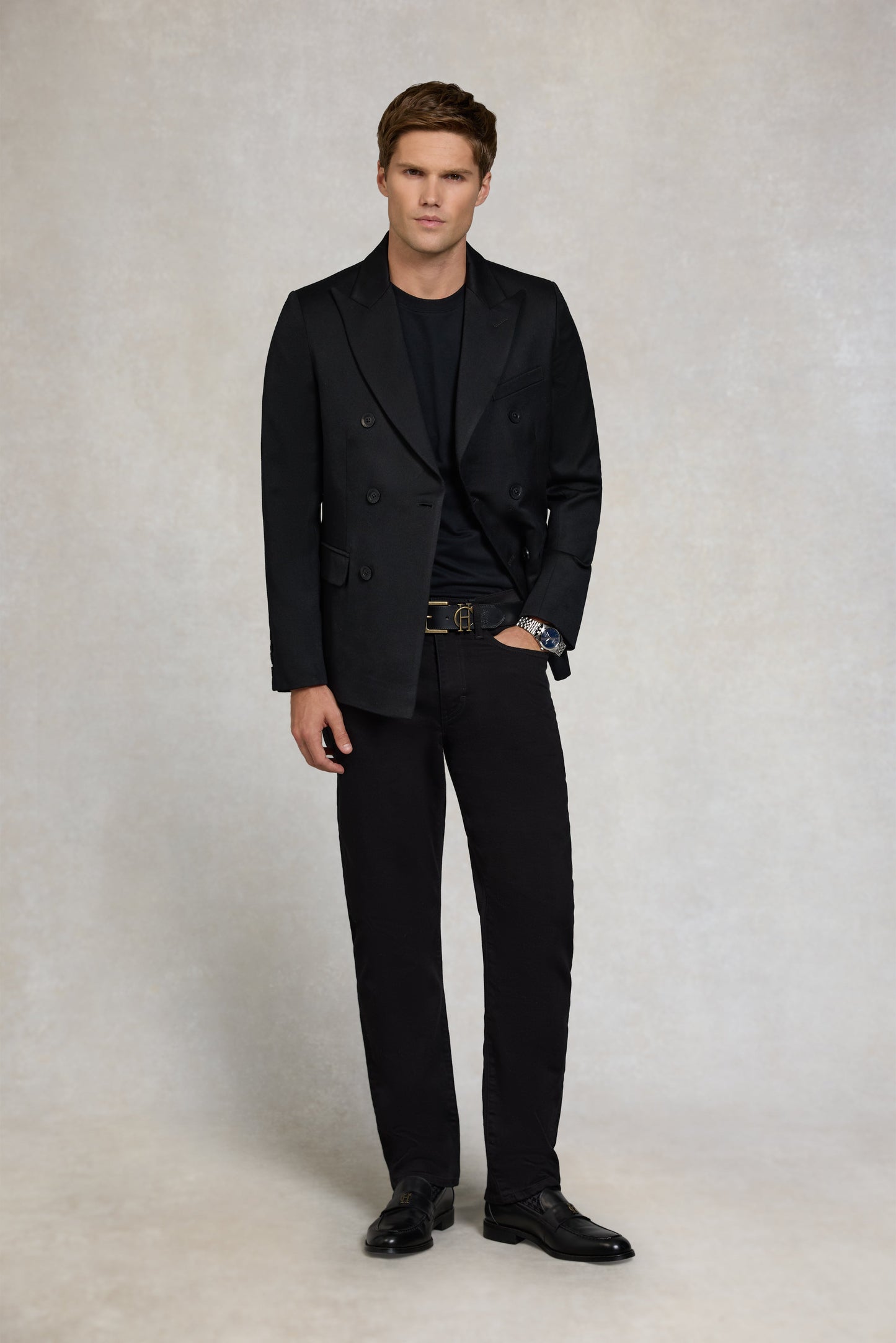 Men's Crew Neck T-Shirt (Black)