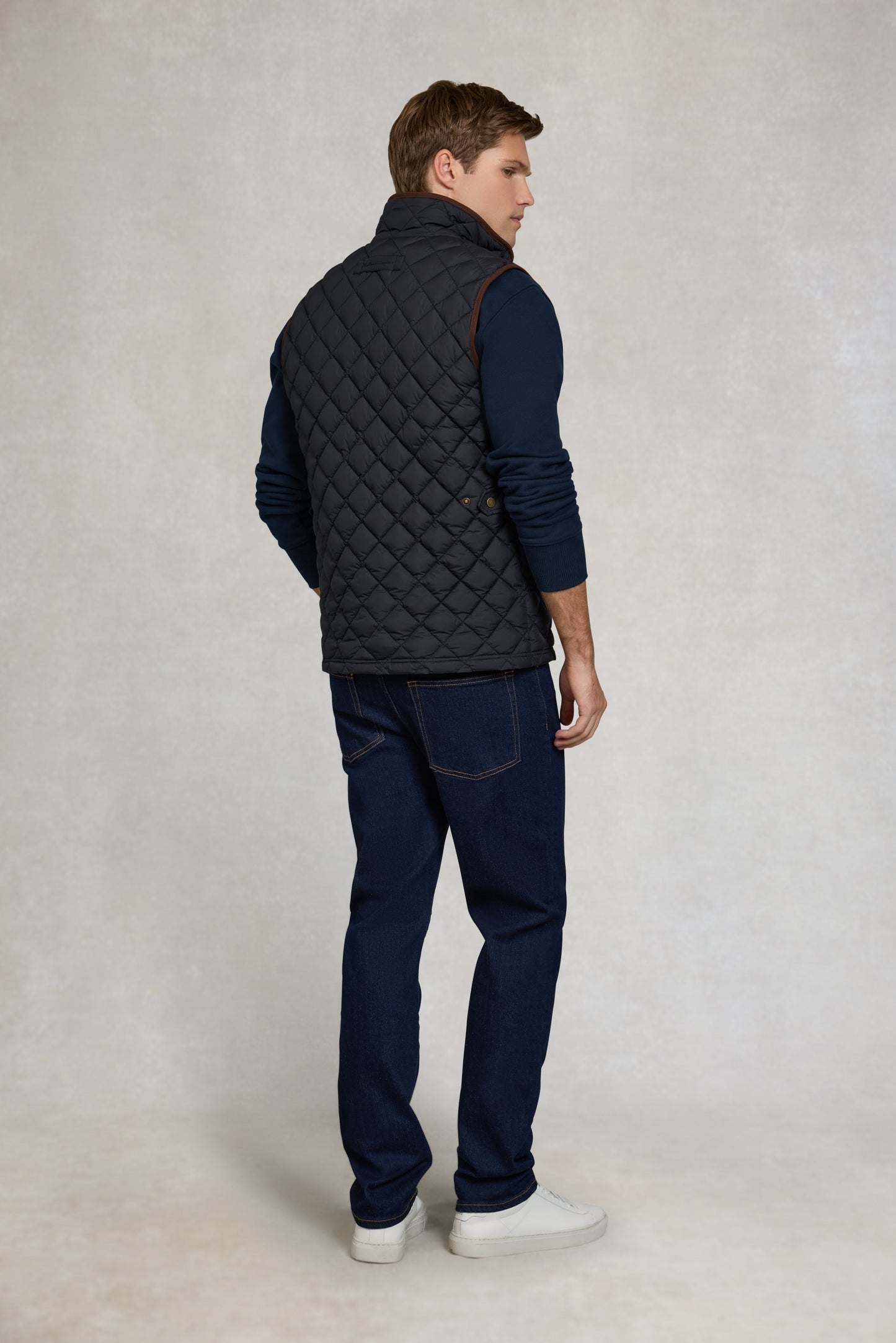 Men's Country Quilted Gilet (Ink Navy)
