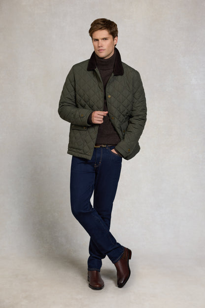 Men's Quilted Liner Jacket (Army Khaki)