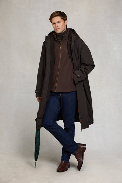 Men's One-Size Waterproof Coat (Chocolate)