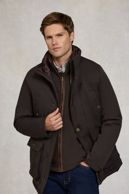 Men's Stamford Field Coat (Chocolate)