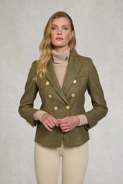 Knightsbridge Blazer (Moss Herringbone)