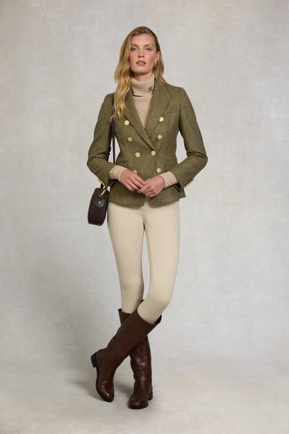 Knightsbridge Blazer (Moss Herringbone)