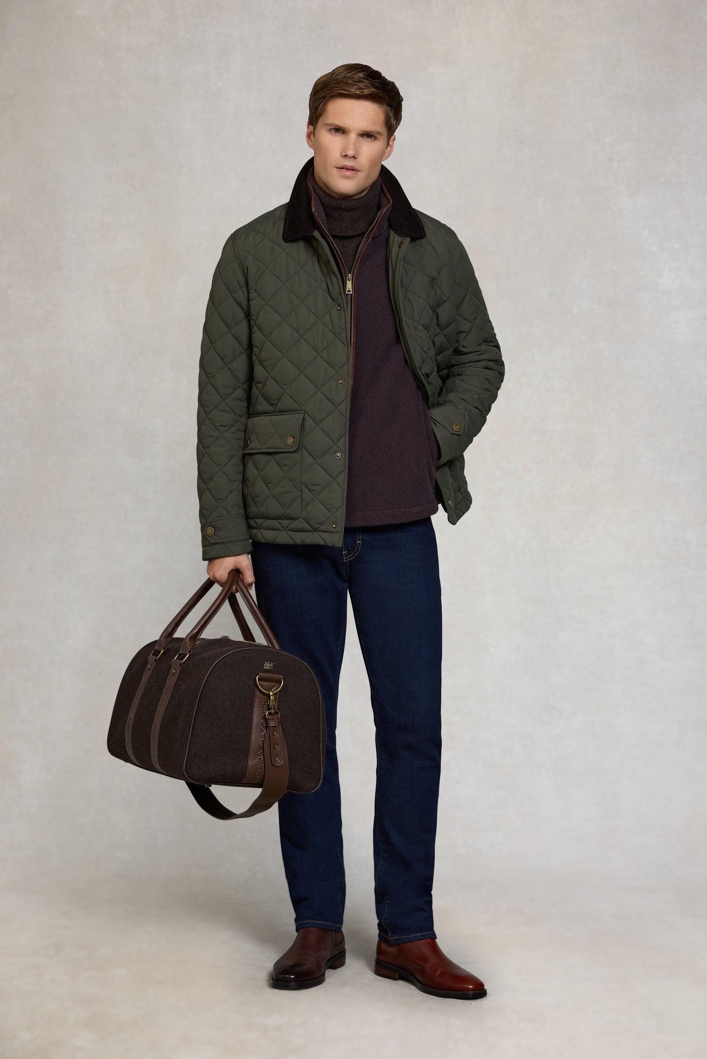 Men's Country Fleece Gilet (Claret)