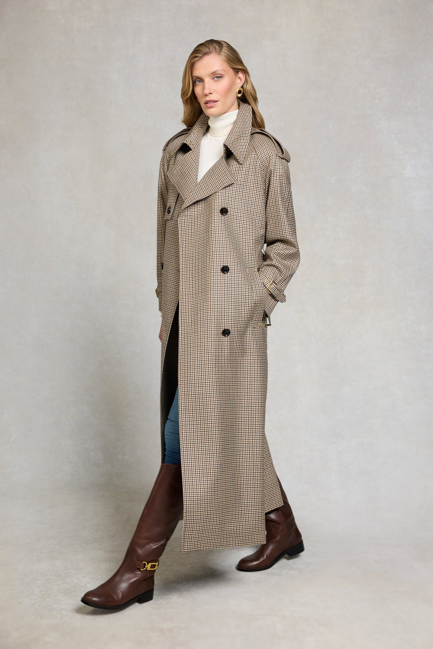 Full Length Soho Trench Coat (Westminster Tweed)