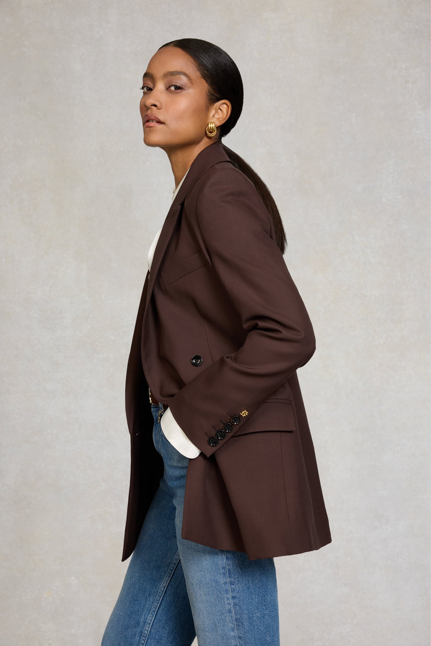 The Portman Blazer (Walnut Twill)