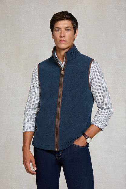 Men's Country Fleece Gilet (Dusty Blue)