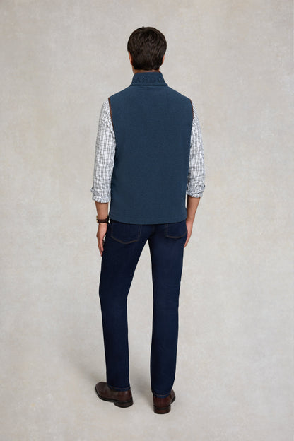 Men's Country Fleece Gilet (Dusty Blue)