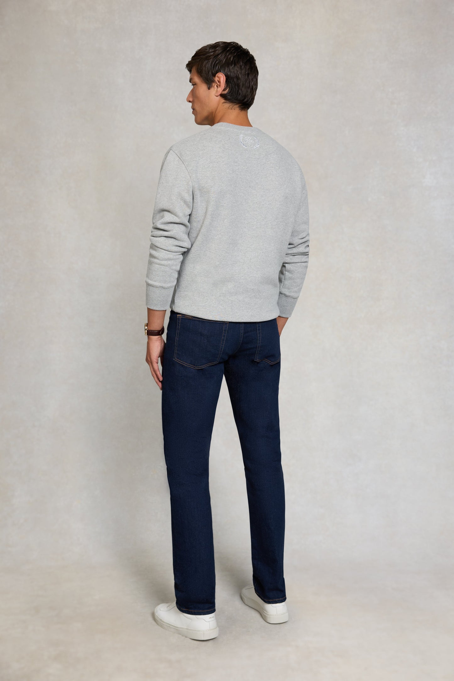 Men's Crew Neck Sweat (Grey Marl)