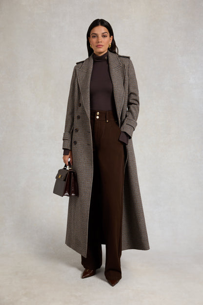 Lucy Essential Roll Neck (Chocolate)