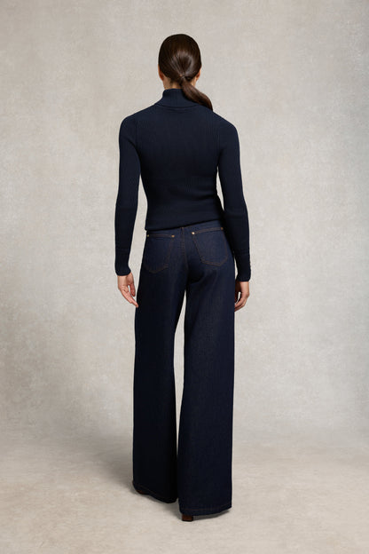 Painswick Roll Neck Knit (Ink Navy)