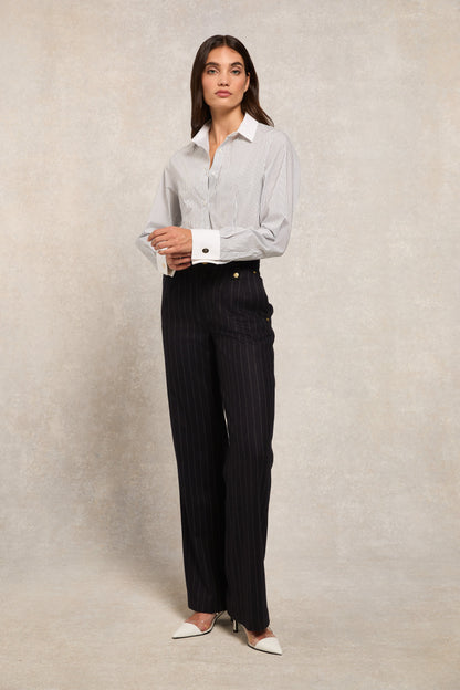 Louisa Shirt (Pinstripe)