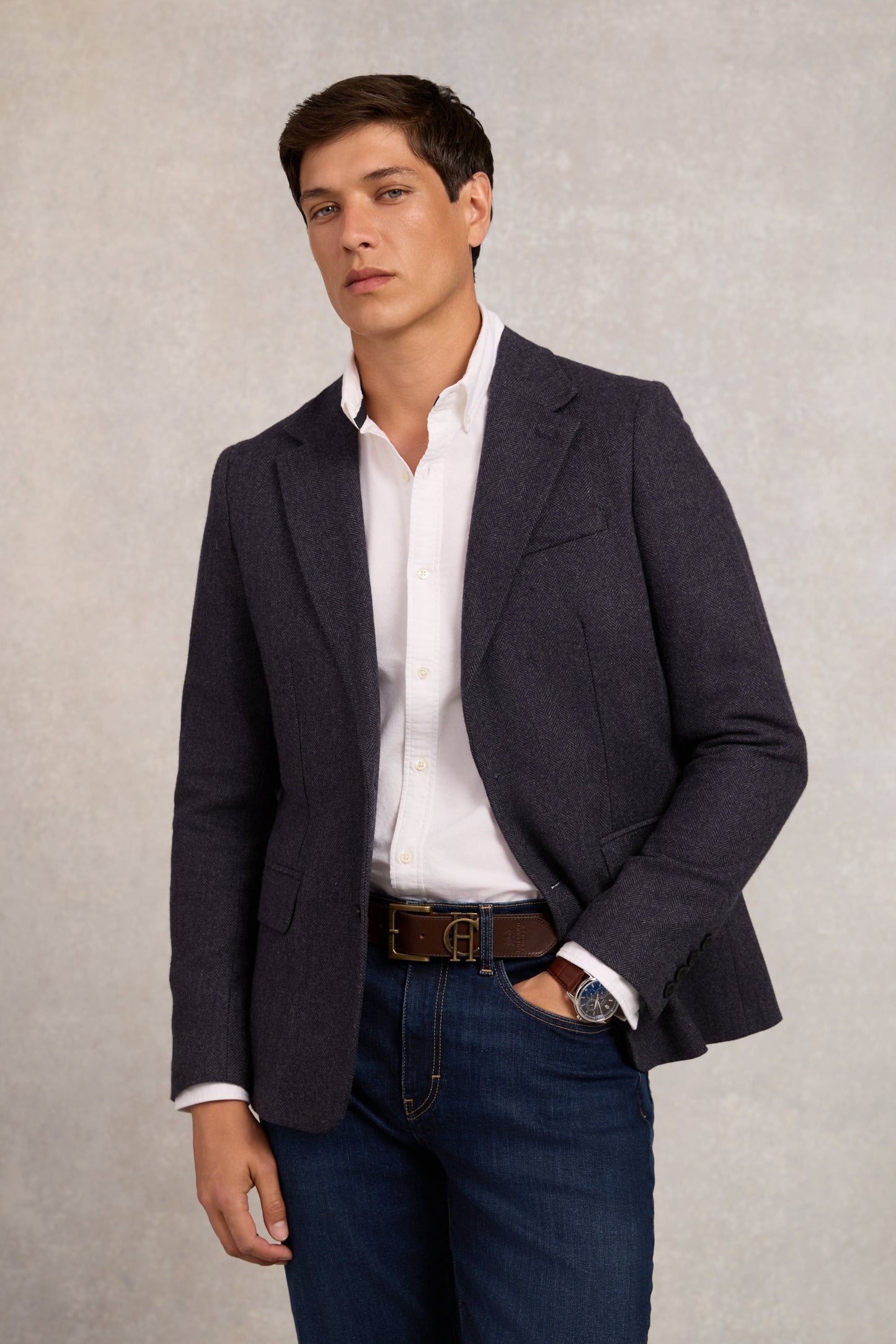 The Single Breasted Blazer (Navy Duke)