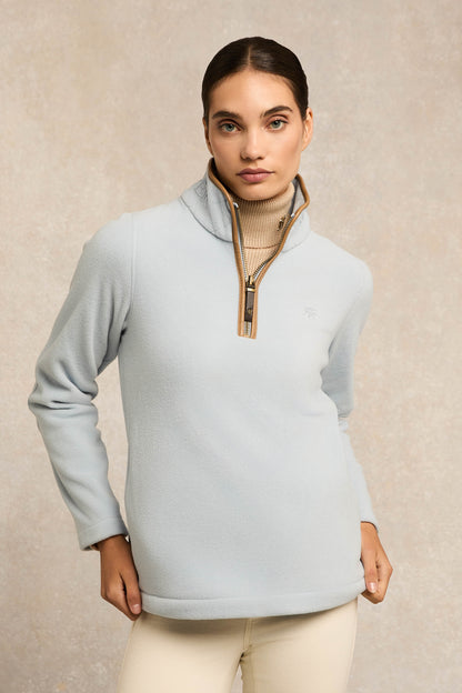 Country Fleece Quarter Zip (Pale Blue)