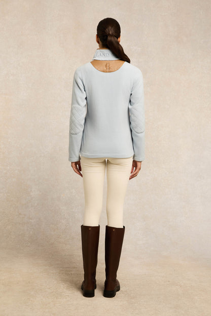 Country Fleece Quarter Zip (Pale Blue)