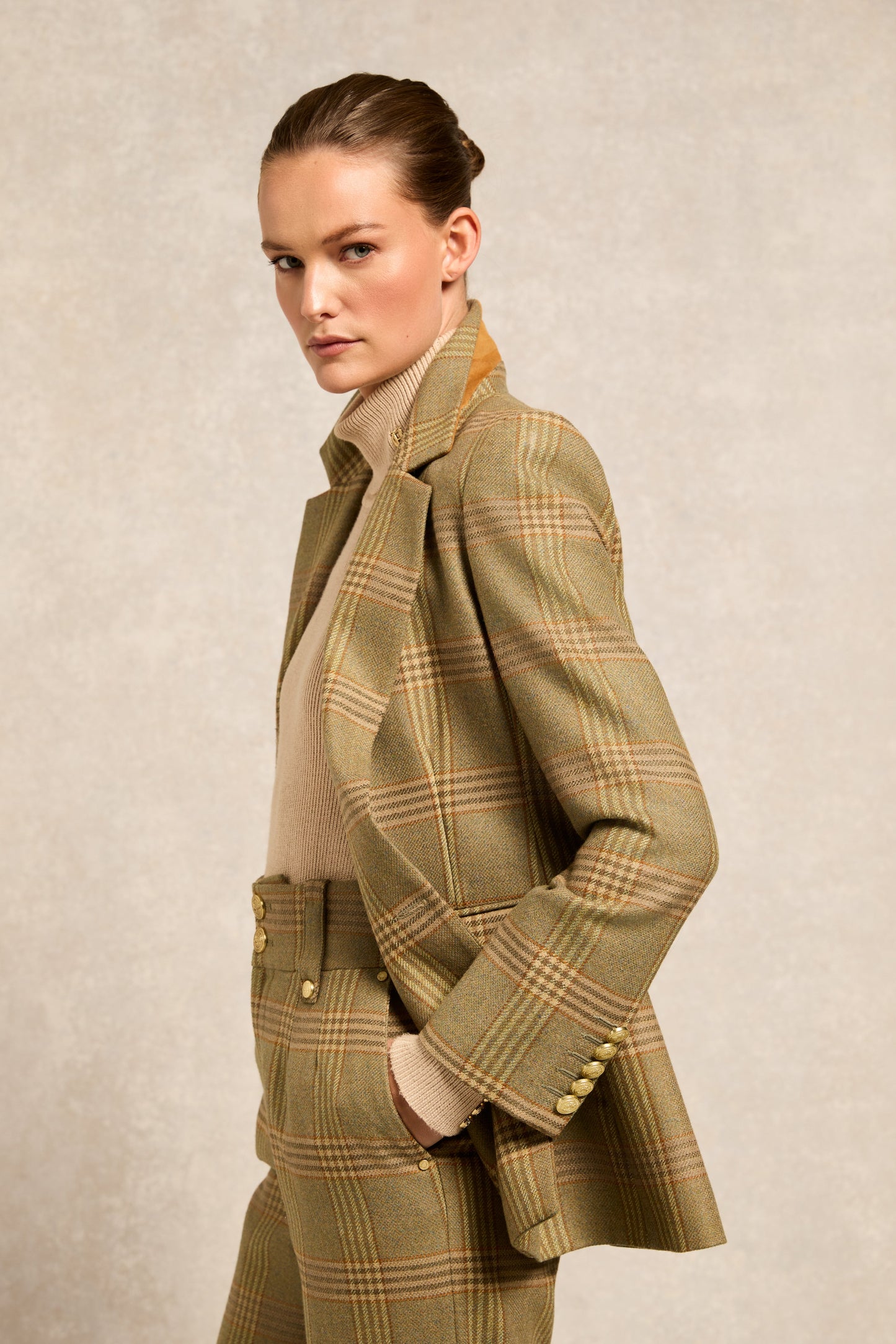 Double Breasted Blazer (Leveret)