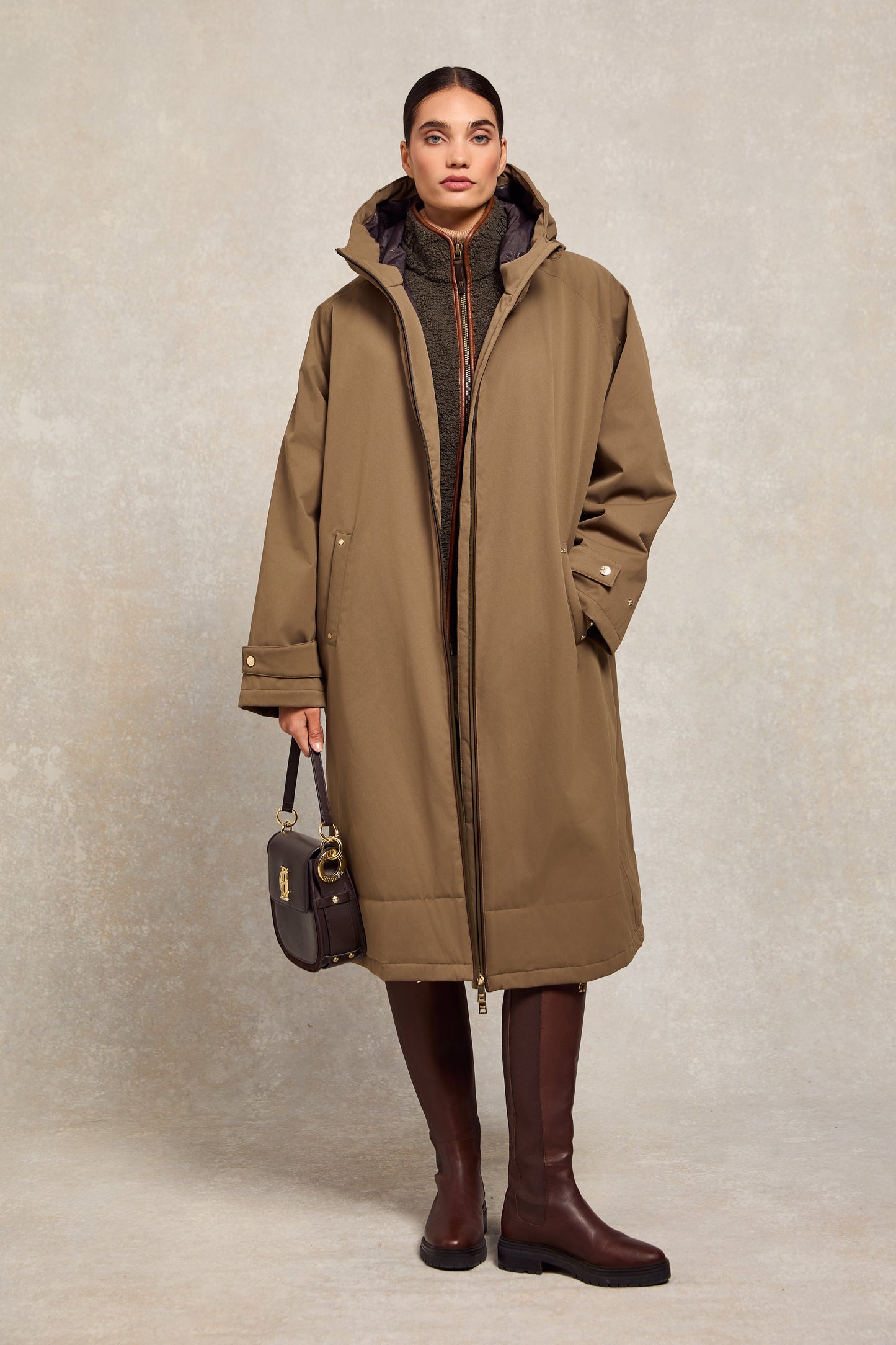 One-Size Lightweight Waterproof Coat (Mink)