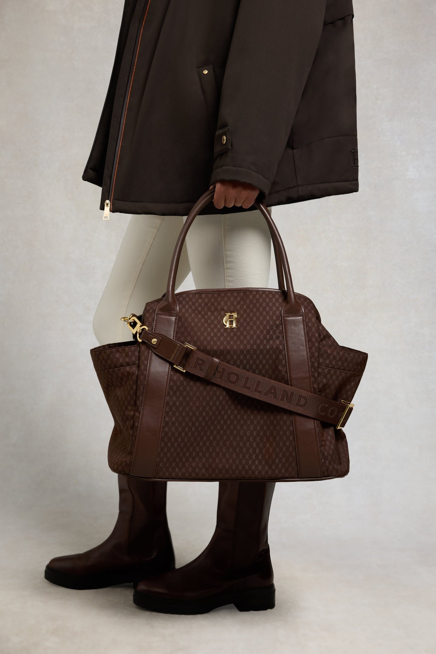 Cheltenham Tote Bag (Chocolate Monogram)