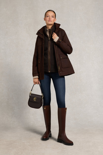 Country Fleece Gilet (Chocolate Borg)