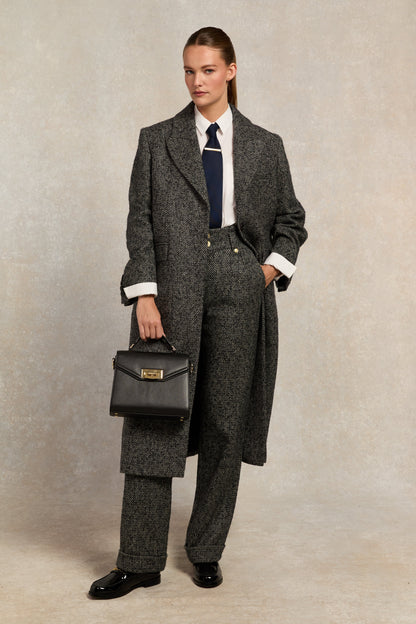 The Ebony Herringbone Suit Set