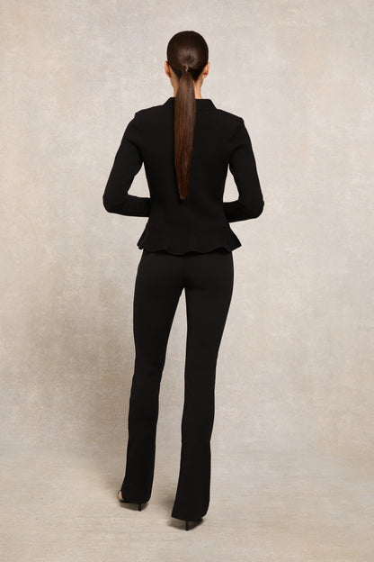 Contour Flared Trouser (Black)