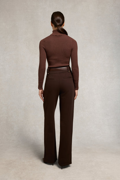 Painswick Roll Neck Knit (Cocoa)