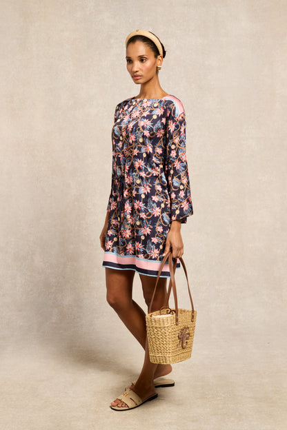 Monogram Slides (Taupe Croc)