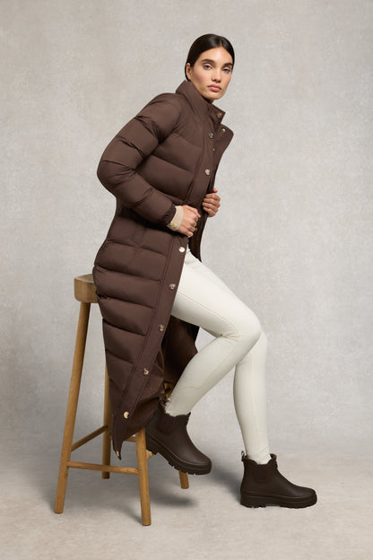 Sherpa Lined Chunky Chelsea Wellington (Chocolate)