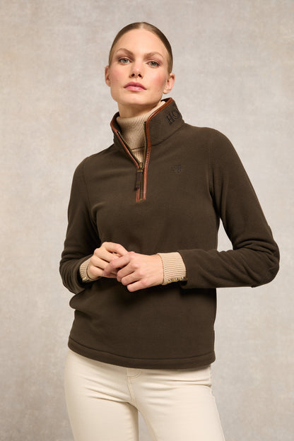 Country Fleece Quarter Zip (Khaki)