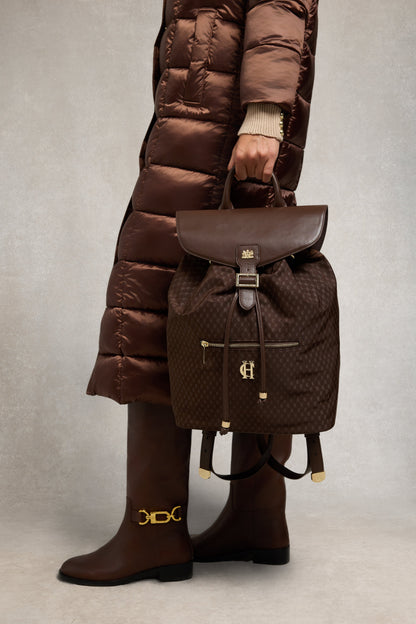 Regency Backpack (Chocolate Monogram)
